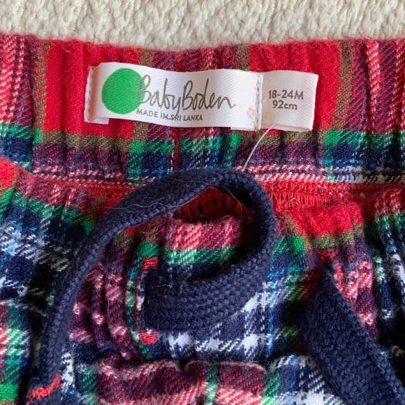Baby Boden plaid pants size 18-24 - Picture 2 of 3